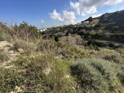 Roussospiti Kreta, Roussospiti: Hanggrundstück mit Meerblick zu verkaufen Grundstück kaufen